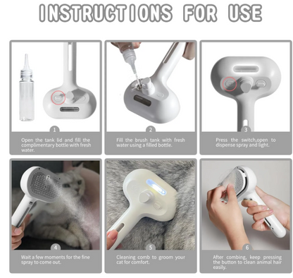 MistBrush™ Grooming Brush